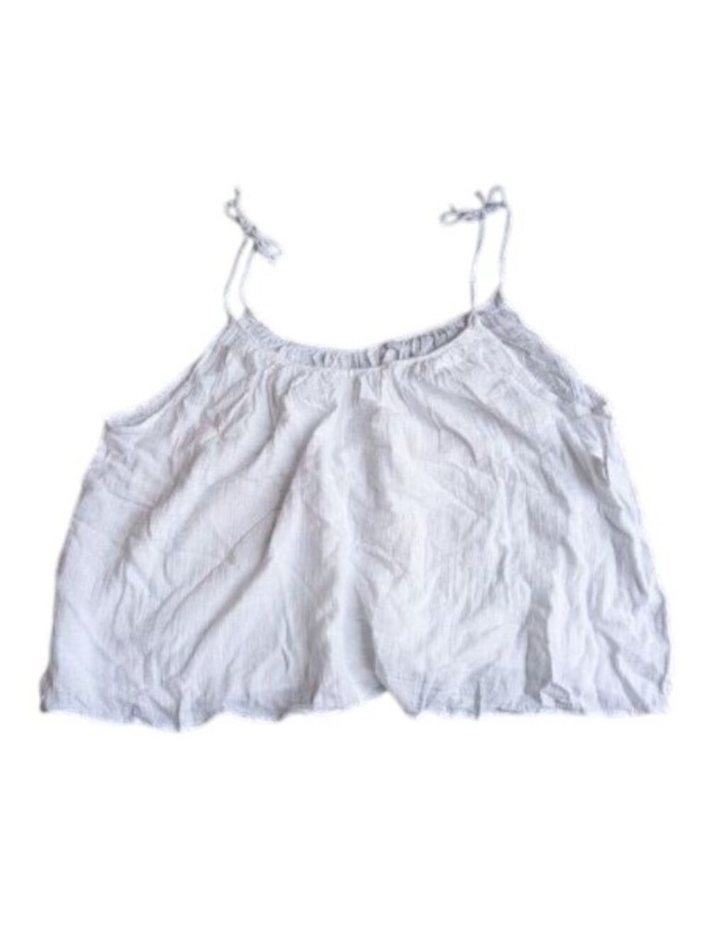 Old Navy Women's Tie-Strap Plus Size Tank Top White Size 4X - Picture 2 of 3